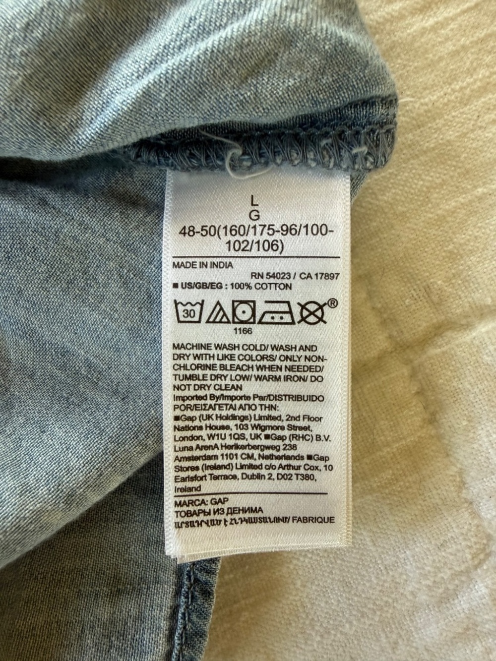 GAP Denim Tiered Top - Picture 7 of 7